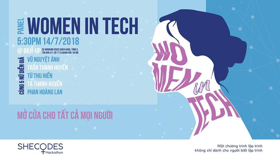 Panel với chủ đề Women In Tech - Nữ giới trên con đường Công nghệ thông tin