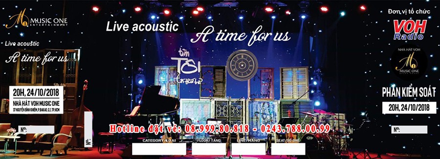 Đêm nhạc Live Acoustic - TÌM TÔI TỐI THỨ TƯ - A time for us