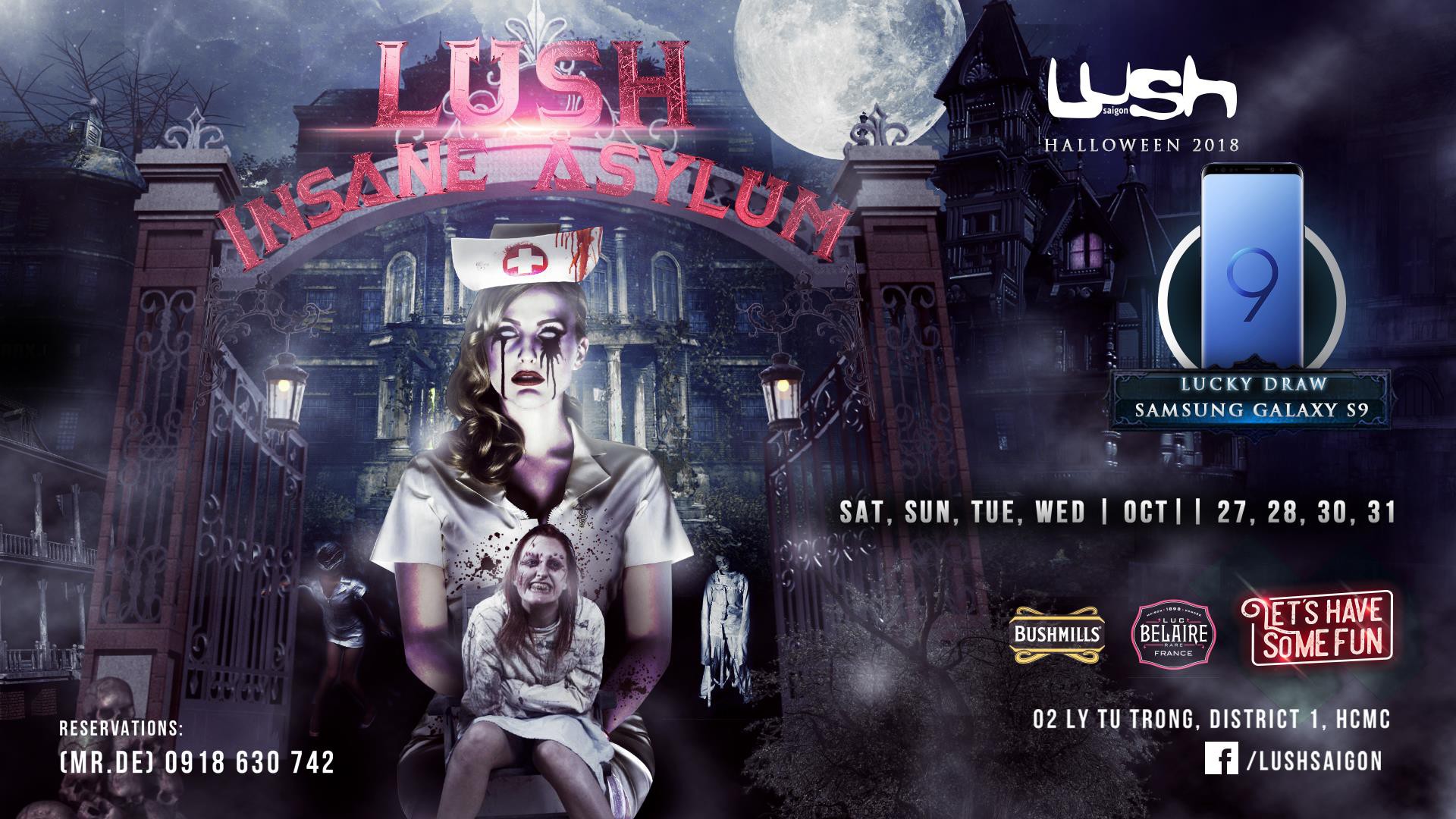 LUSH Insane Asylum - Halloween 2018
