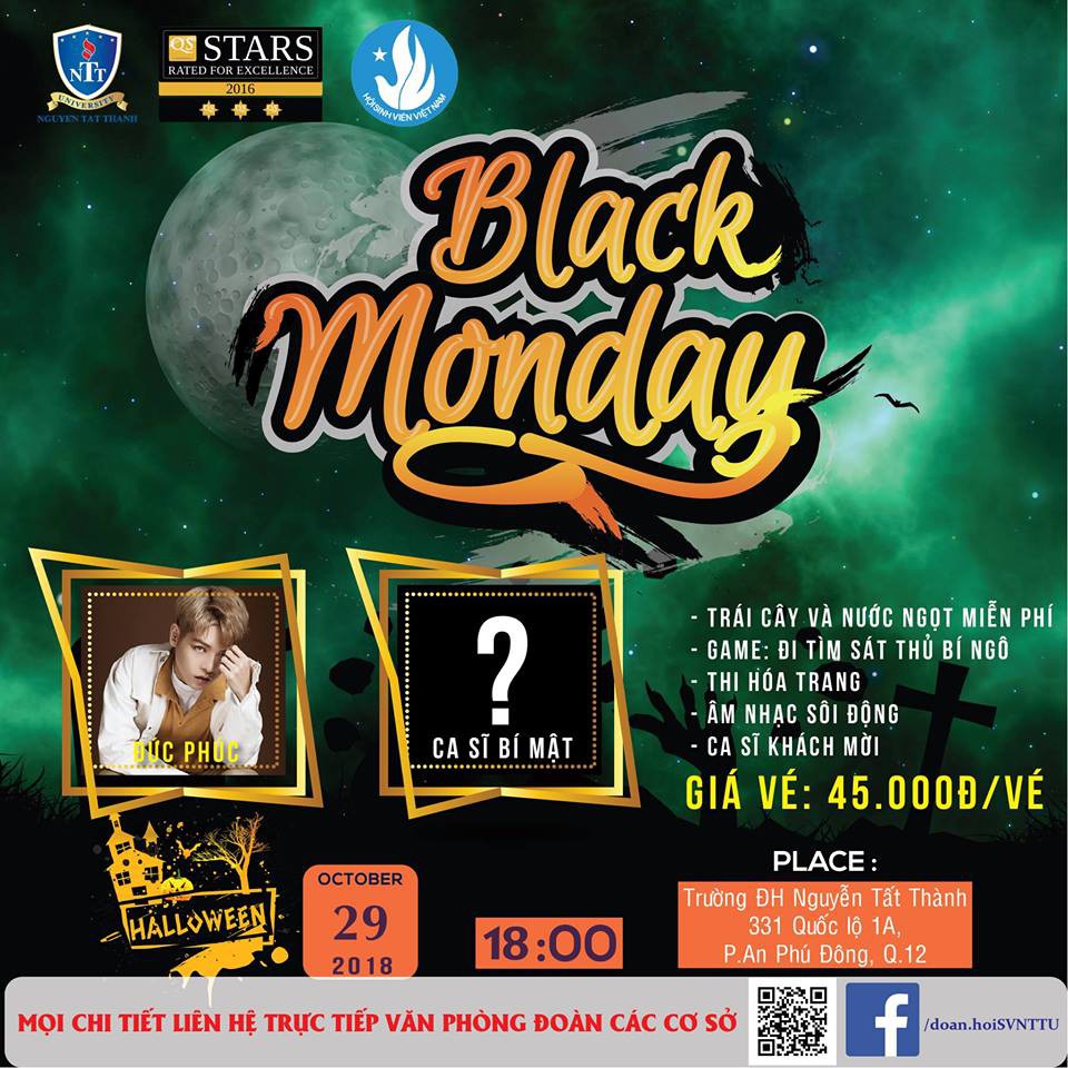 Lễ Hội Black Monday - Halloween 2018