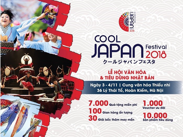 Lễ hội văn hóa & tiêu dùng Nhật Bản - Cool Japan Festival 2018