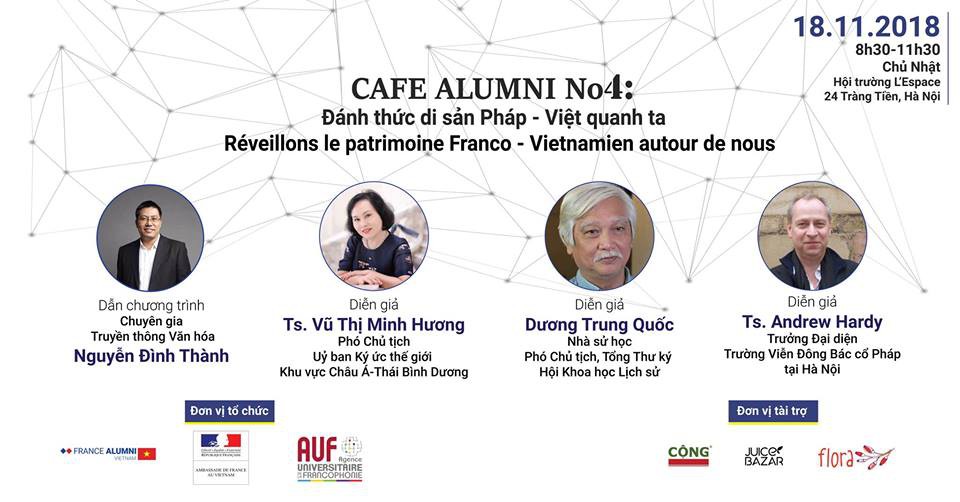 Cafe Alumni No.4 - ĐÁNH THỨC DI SẢN PHÁP - VIỆT QUANH TA