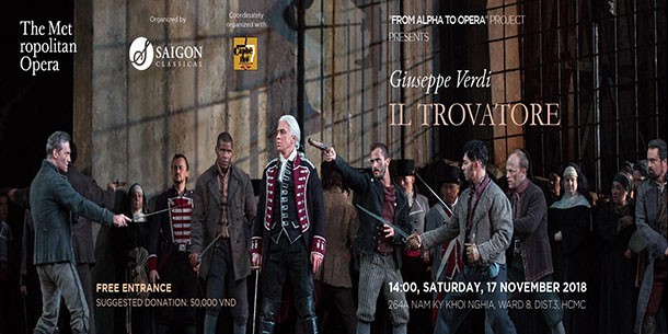 Opera Screen 5 II Trovatore - Người hát rong
