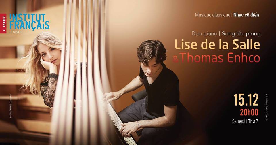 Song tấu piano Lise de la Salle và Thomas Enhco ngày 15.12.2018