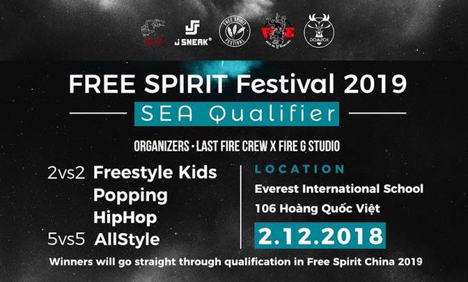 Giải đấu Free Spirit Festival 2018 vòng loại Đông Nam Á