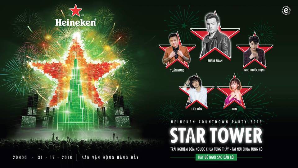 Shane Filan - thủ lĩnh Westlife sẽ đến Việt Nam trong đêm nhạc Heineken Countdown Party 2019