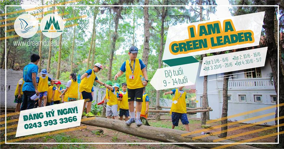 Trại hè Green Leaders Khám phá bản thân-Thay đổi thế giới