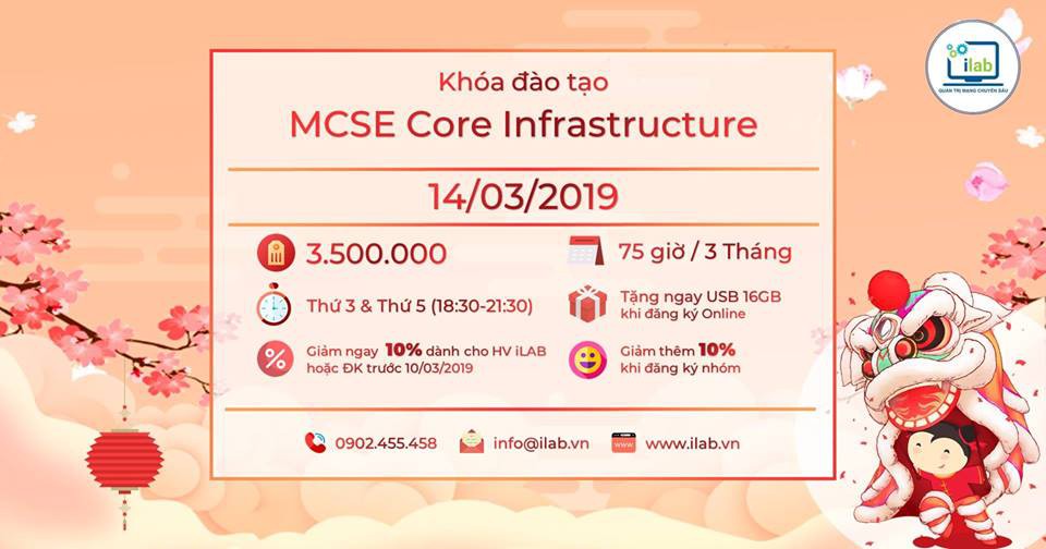 Khóa đào tạo MCSE Core Infrastructure