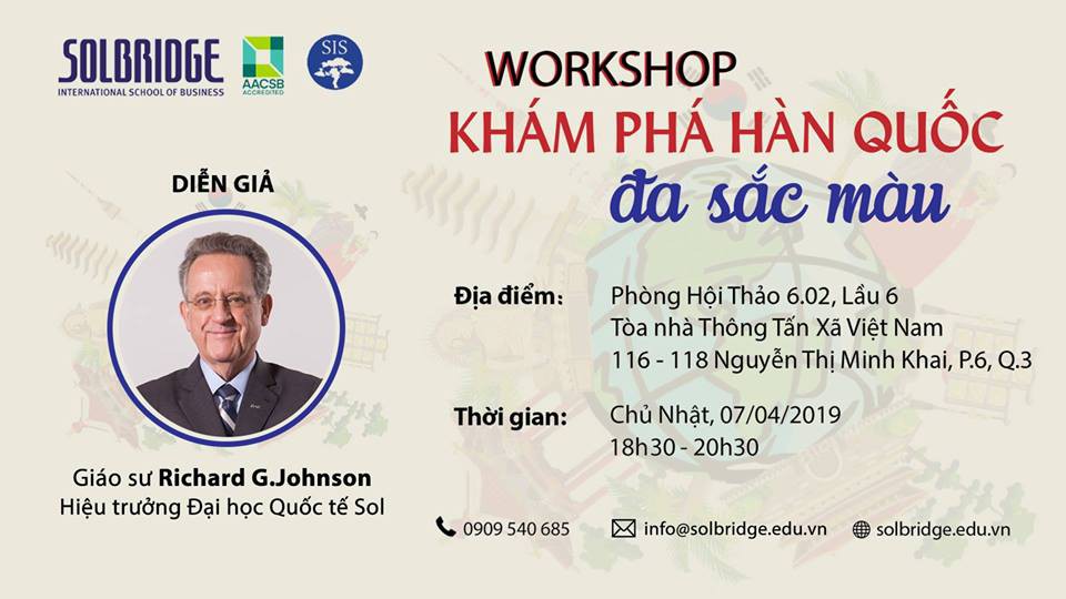 Workshop Khám Phá Hàn Quốc Đa Sắc Màu 2019