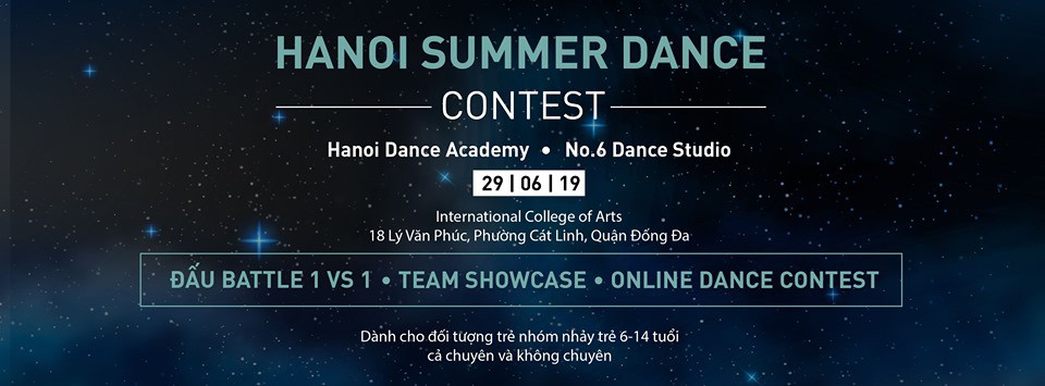 Hanoi Summer Dance Contest - Giải nhảy hiện đại trẻ toàn quốc 2019