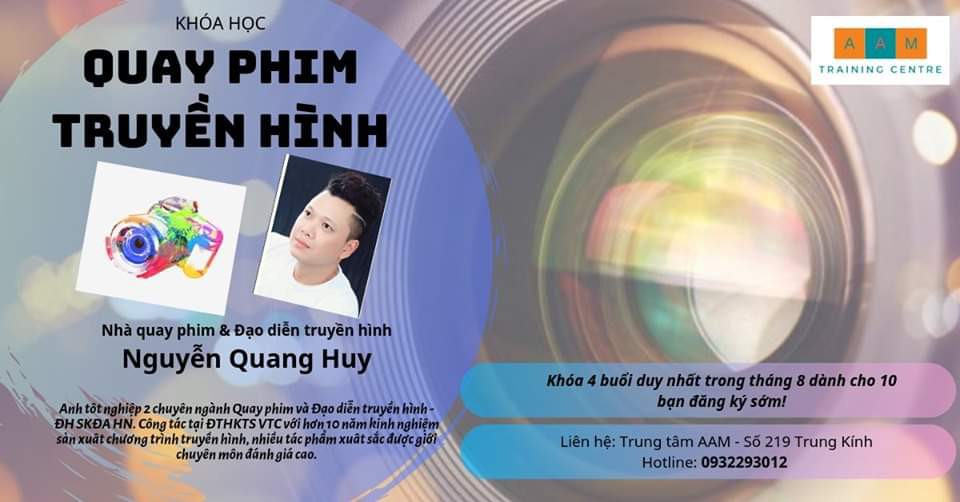 Học Quay Phim Truyền Hình cùng NQP Nguyễn Quang Huy - VTC