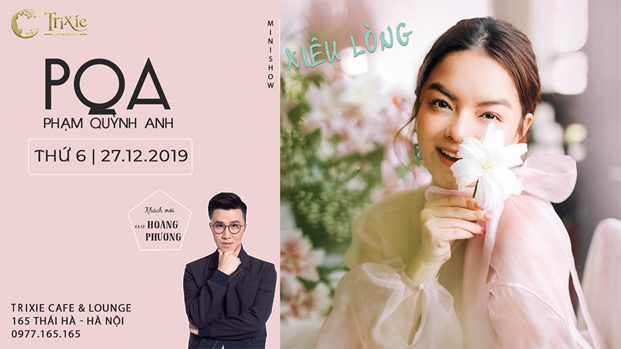 Minishow Phạm Quỳnh Anh tại Hà Nội ngày 27-12-2019