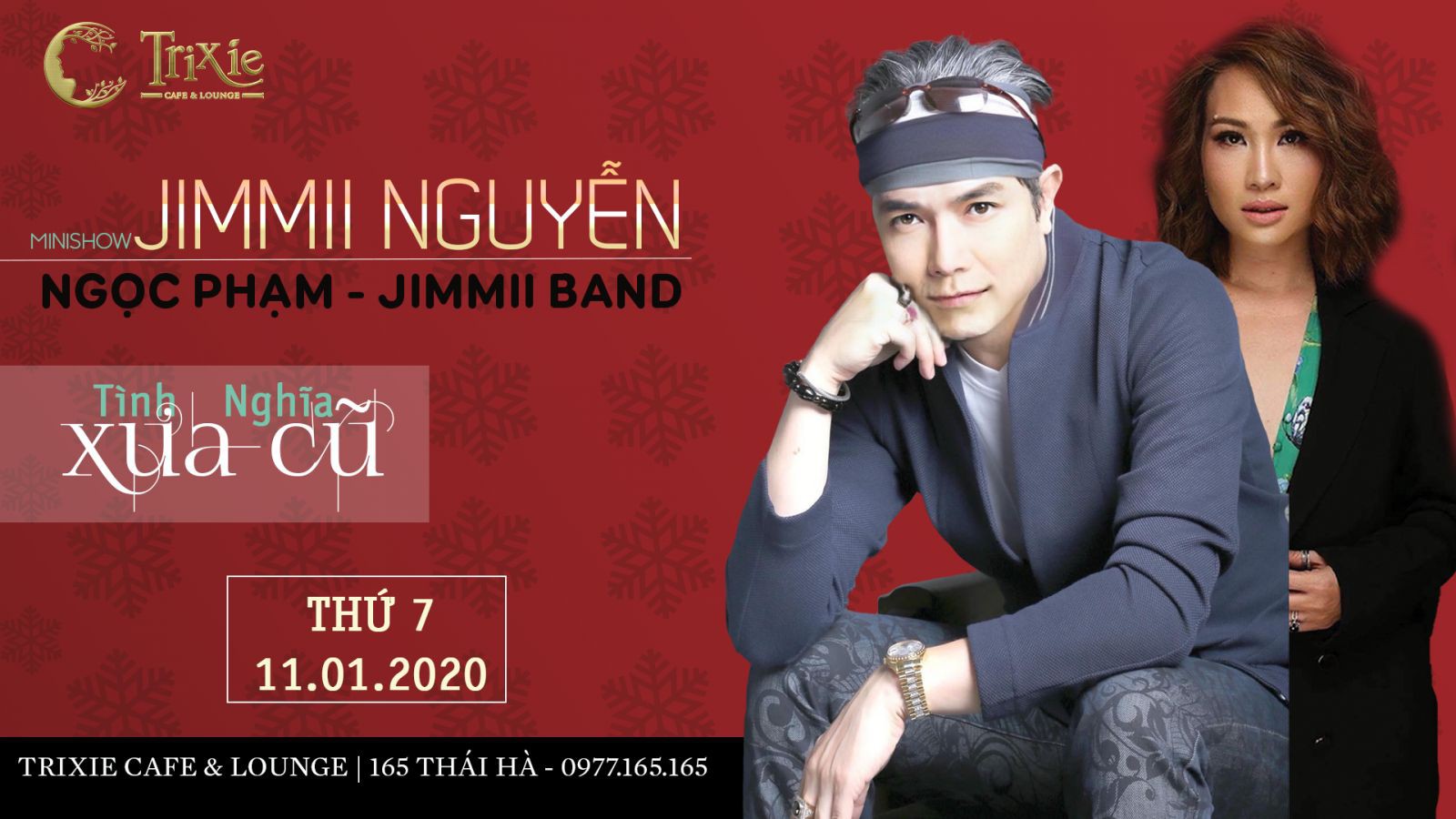 Minishow Jimmii Nguyễn ngày 11.01.2020 tại Hà Nội