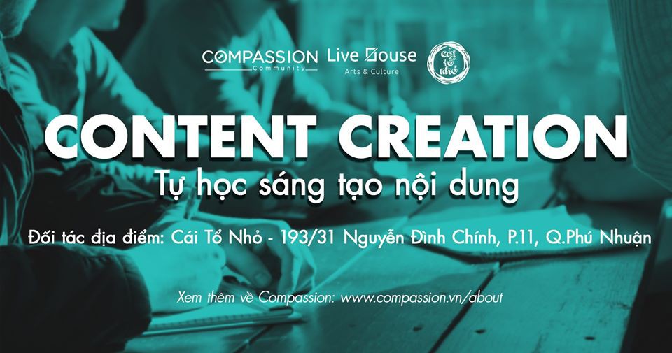 Content Creation - Chương Trình Tự Học Sáng Tạo Nội Dung