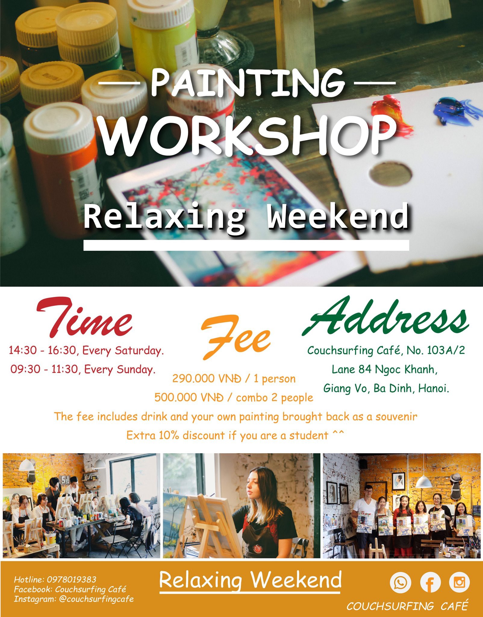 Painting Workshop - Relaxing Weekend