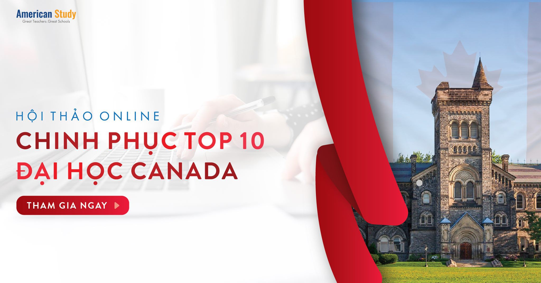 Hội Thảo Online chinh phục 10 trường ĐH top đầu Canada