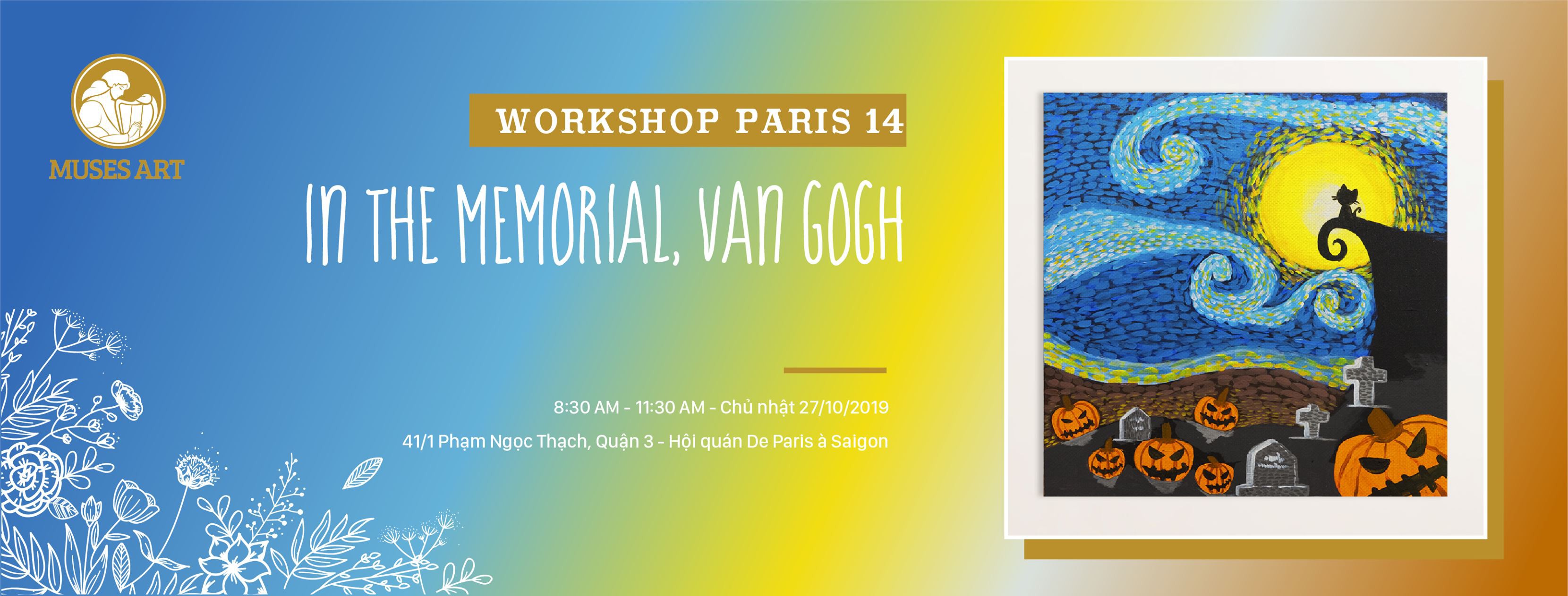 Workshop Paris 14 - Vẽ dành cho người chưa biết vẽ