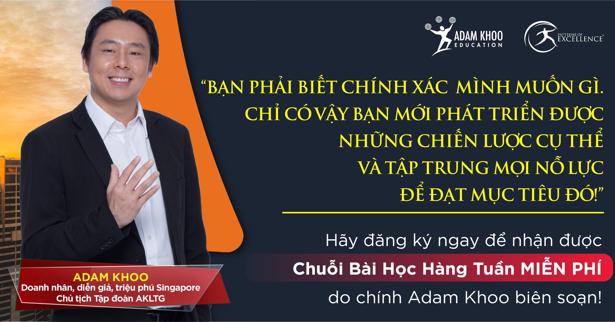 Adam Khoo Education phát động chương trình gửi tặng chuỗi Bài học hàng tuần Miễn phí