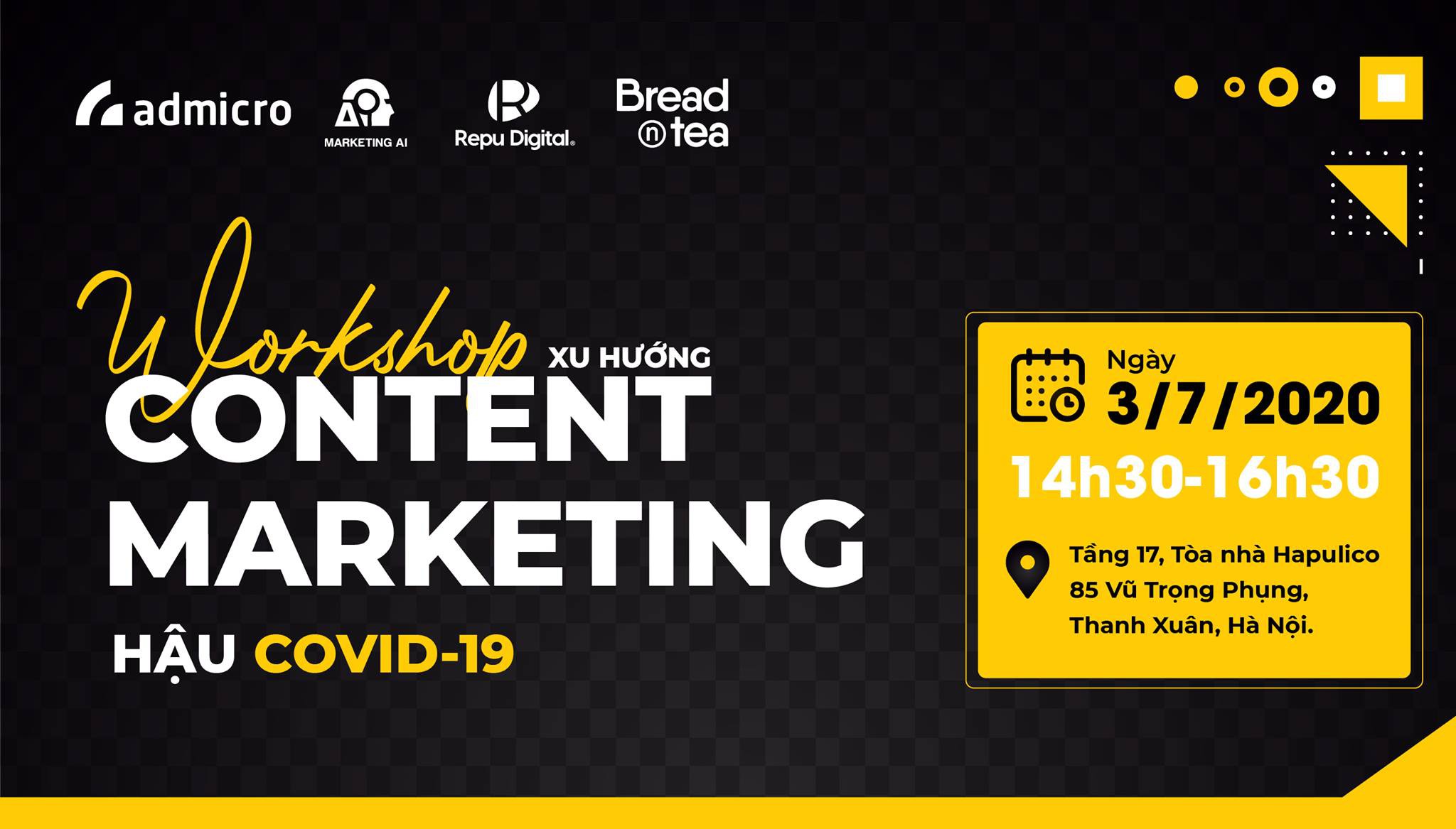Event Workshop - Xu hướng Content Marketing Hậu Covid-19