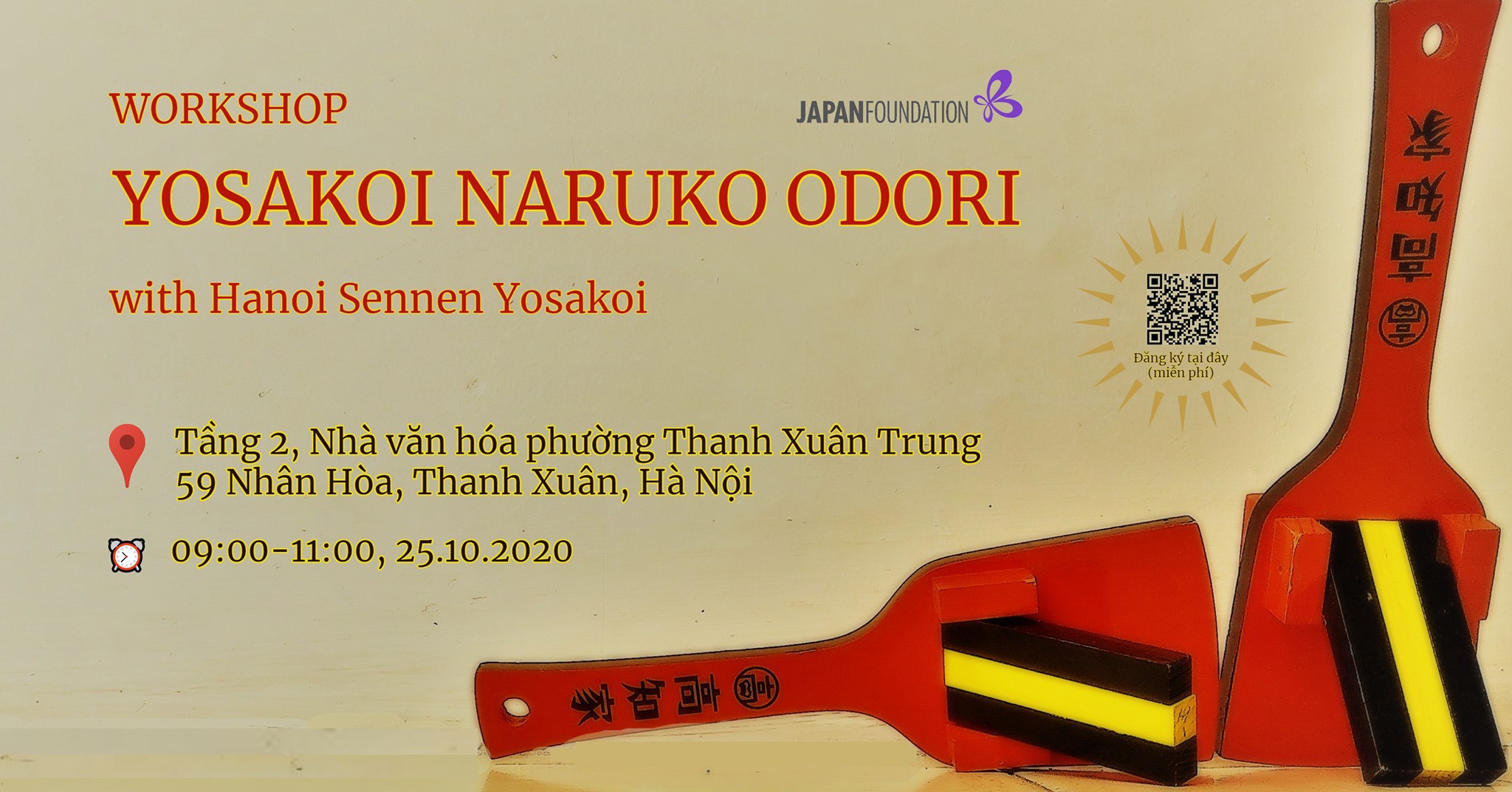 Workshop Yosakoi Naruko Odori tại Hà Nội