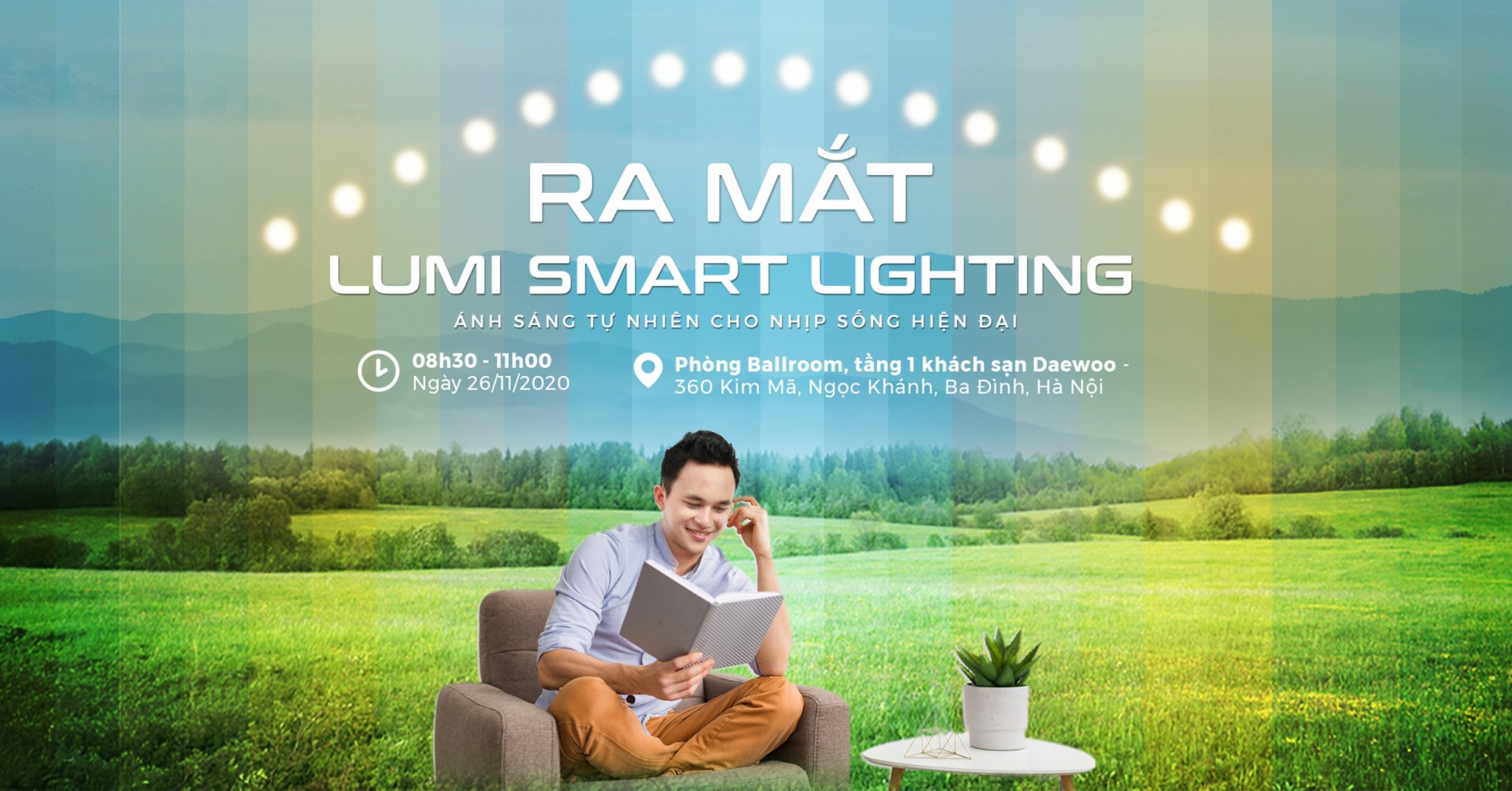 Ra mắt giải pháp Chiếu sáng thông minh Lumi Smart Lighting