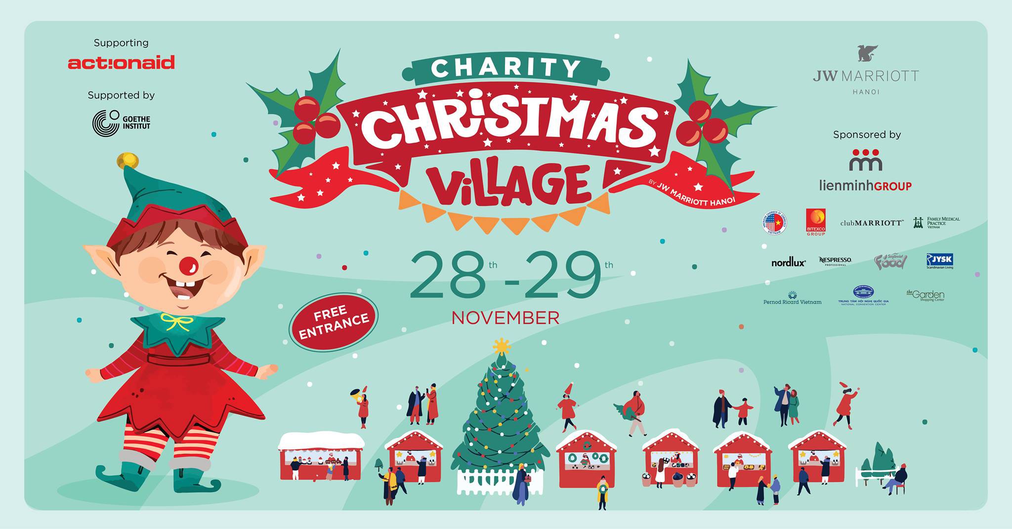 Sự kiện mừng Giáng sinh - Charity Christmas Village 2020