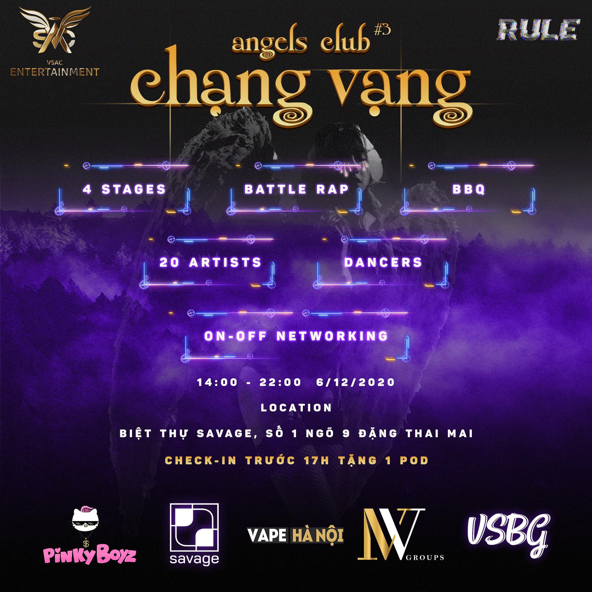 Angels Club No.3: Chạng Vạng - Ngày 06/12/2020