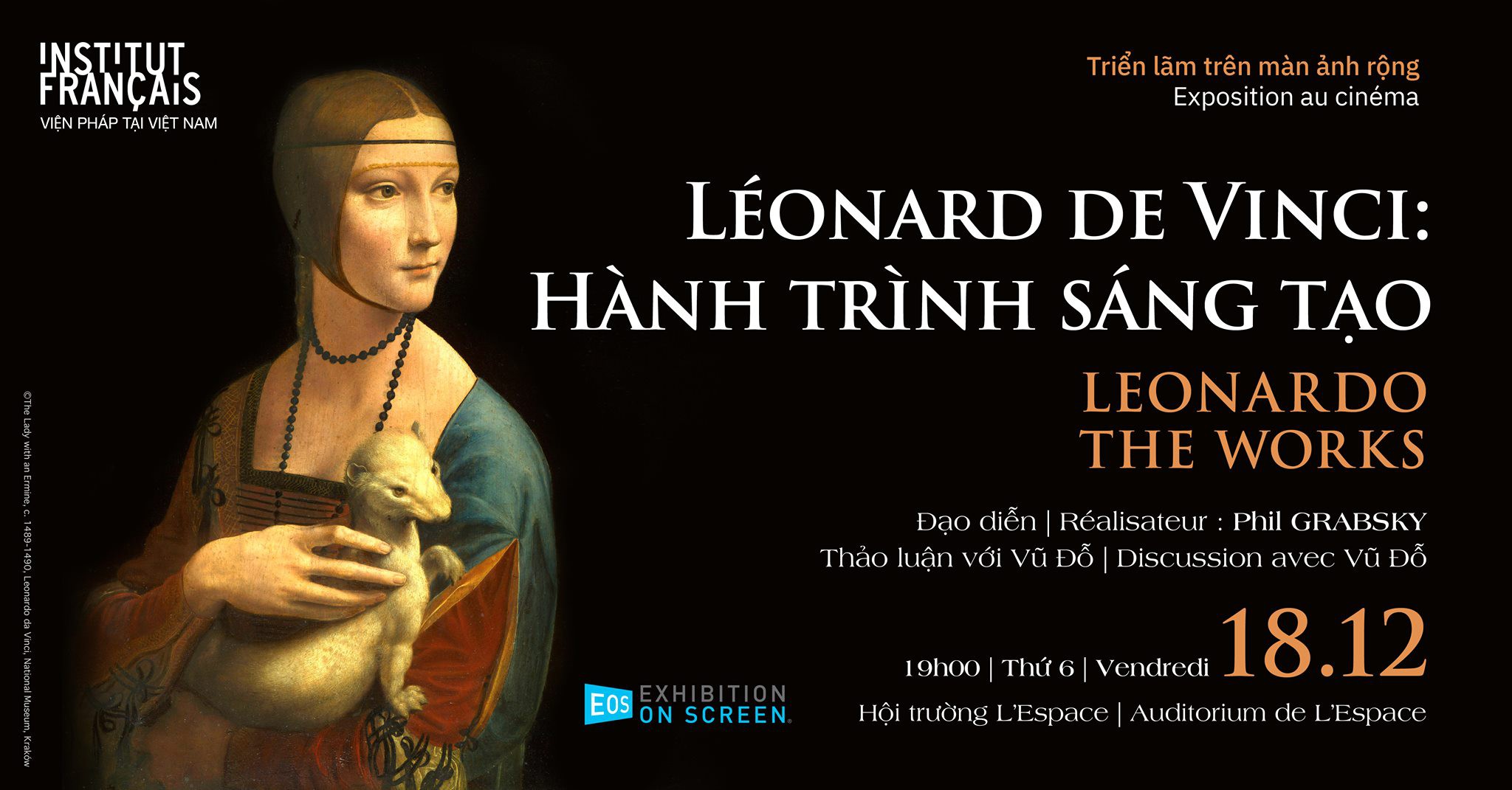 Triển lãm trên màn ảnh rộng Léonard De Vinci Hành trình sáng tạo