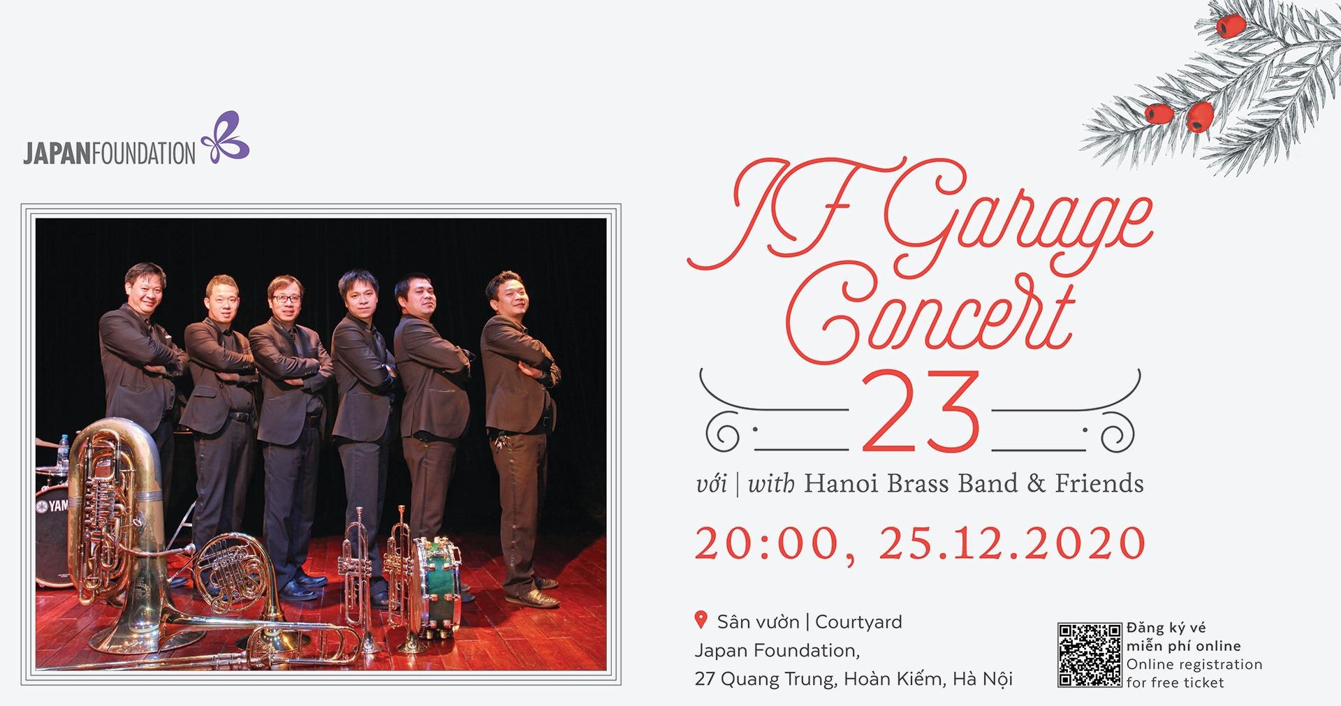 Hà Nội - JF Garage Concert 23 với Hanoi Brass Band & Những người bạn