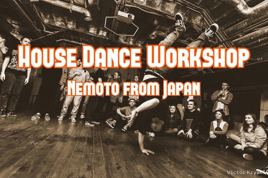 House Dance Workshop (AjiNemoto from Japan)