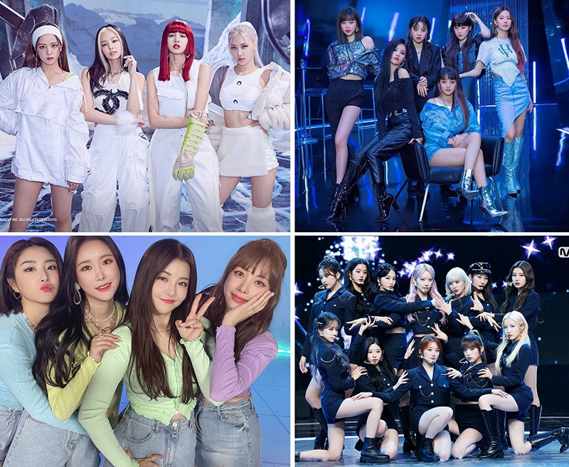 Top30 Bảng xếp hạng thương hiệu girlgroup Kpop tháng 3.2021