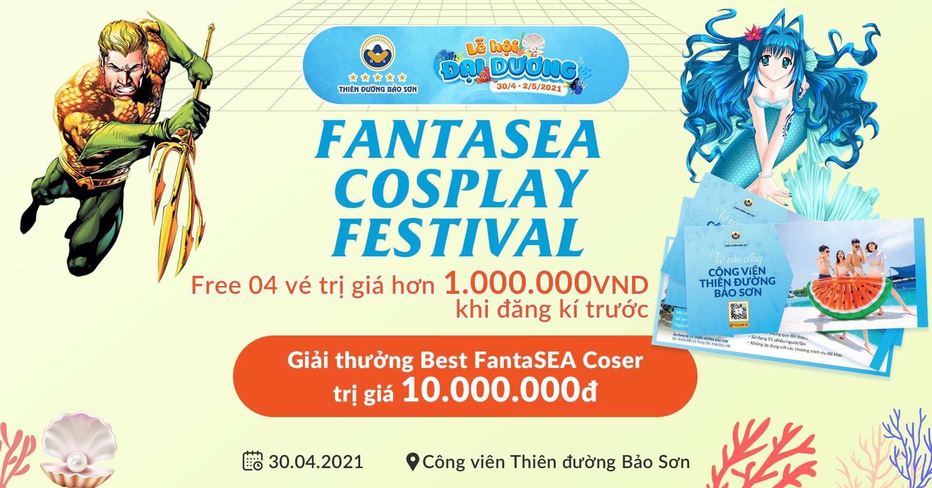 Lễ hội Cosplay chủ đề Đại Dương - FantaSEA Cosplay Festival 2021