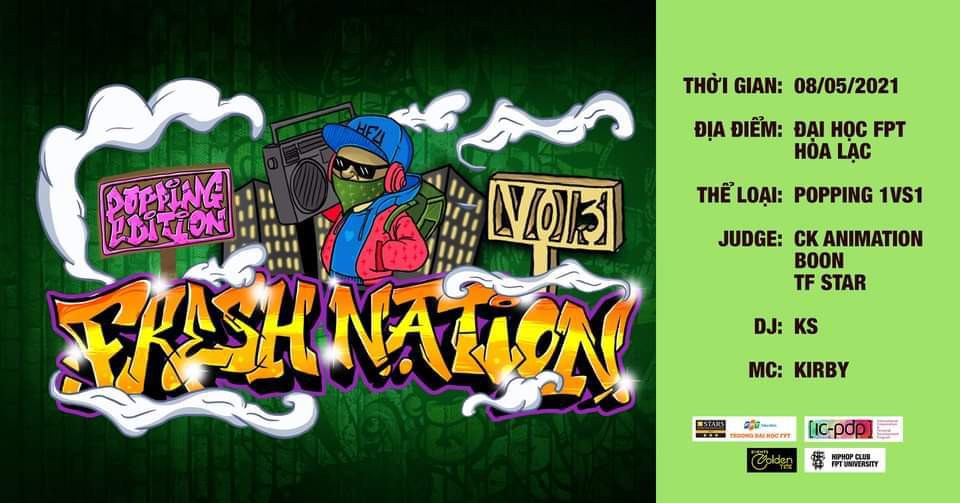 Giải đấu dành cho dân mê hiphop - Fresh Nation Vol.3 - Popping Edition