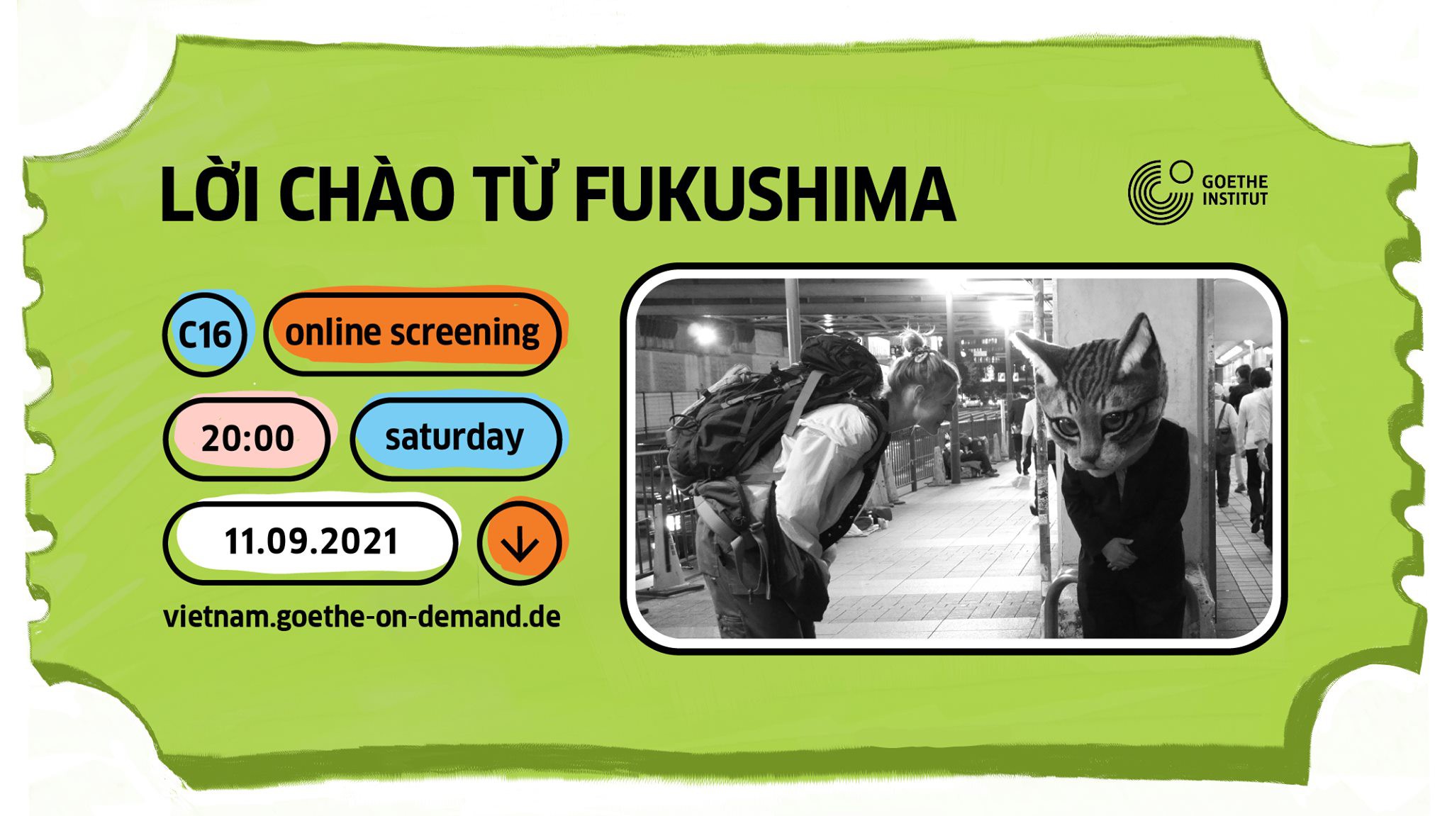Chiếu phim miễn phí - LỜI CHÀO TỪ FUKUSHIMA