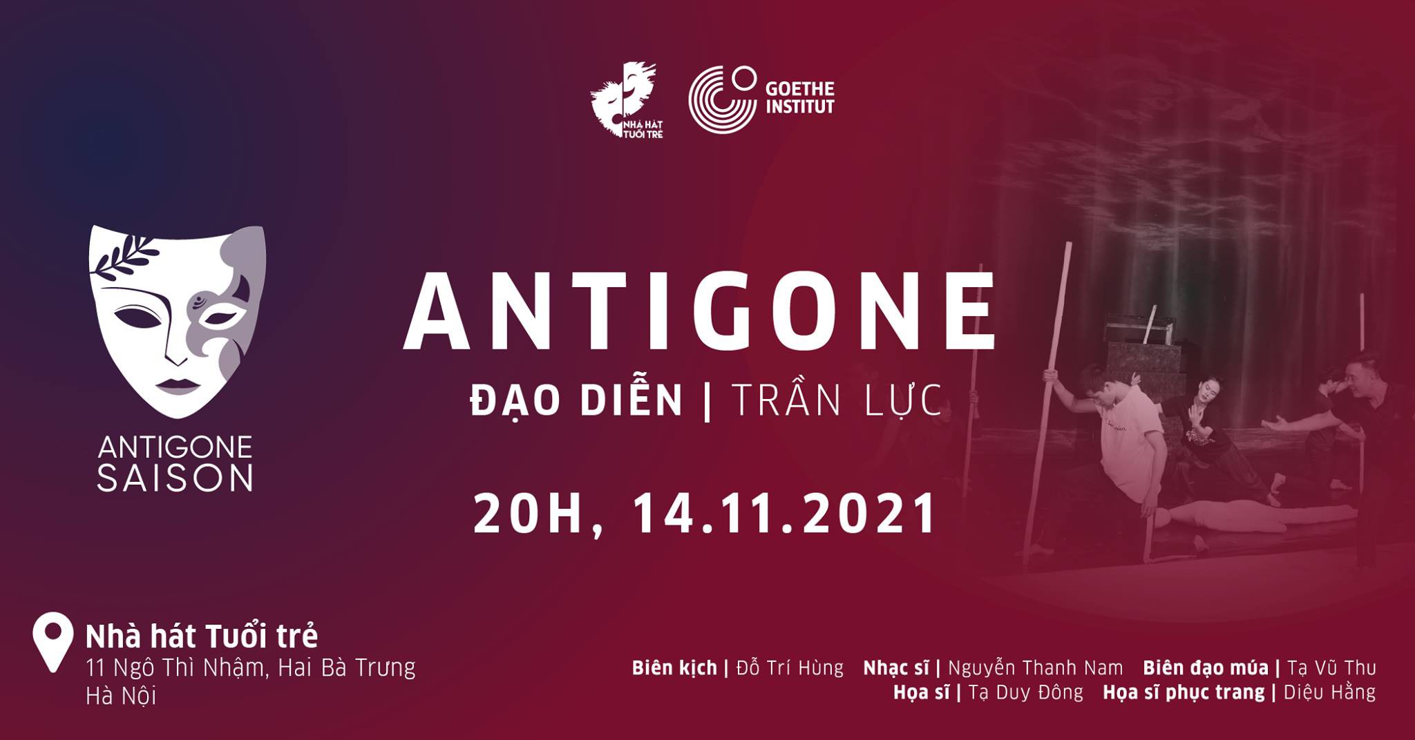 Công diễn Vở kịch ANTIGONE của Đạo diễn TRẦN LỰC