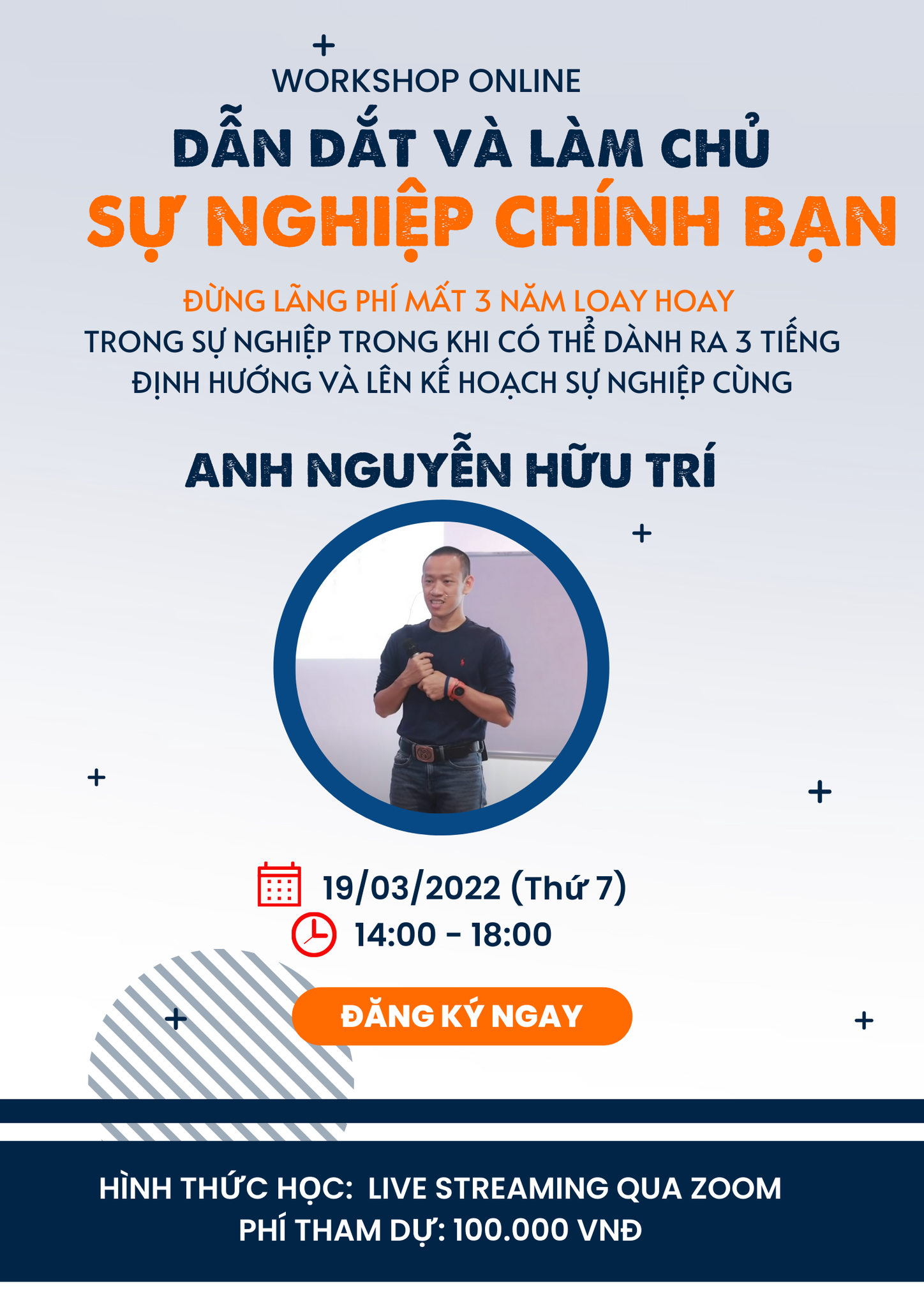 Workshop Online Lead Your Career - Diễn giả Nguyễn Hữu Trí