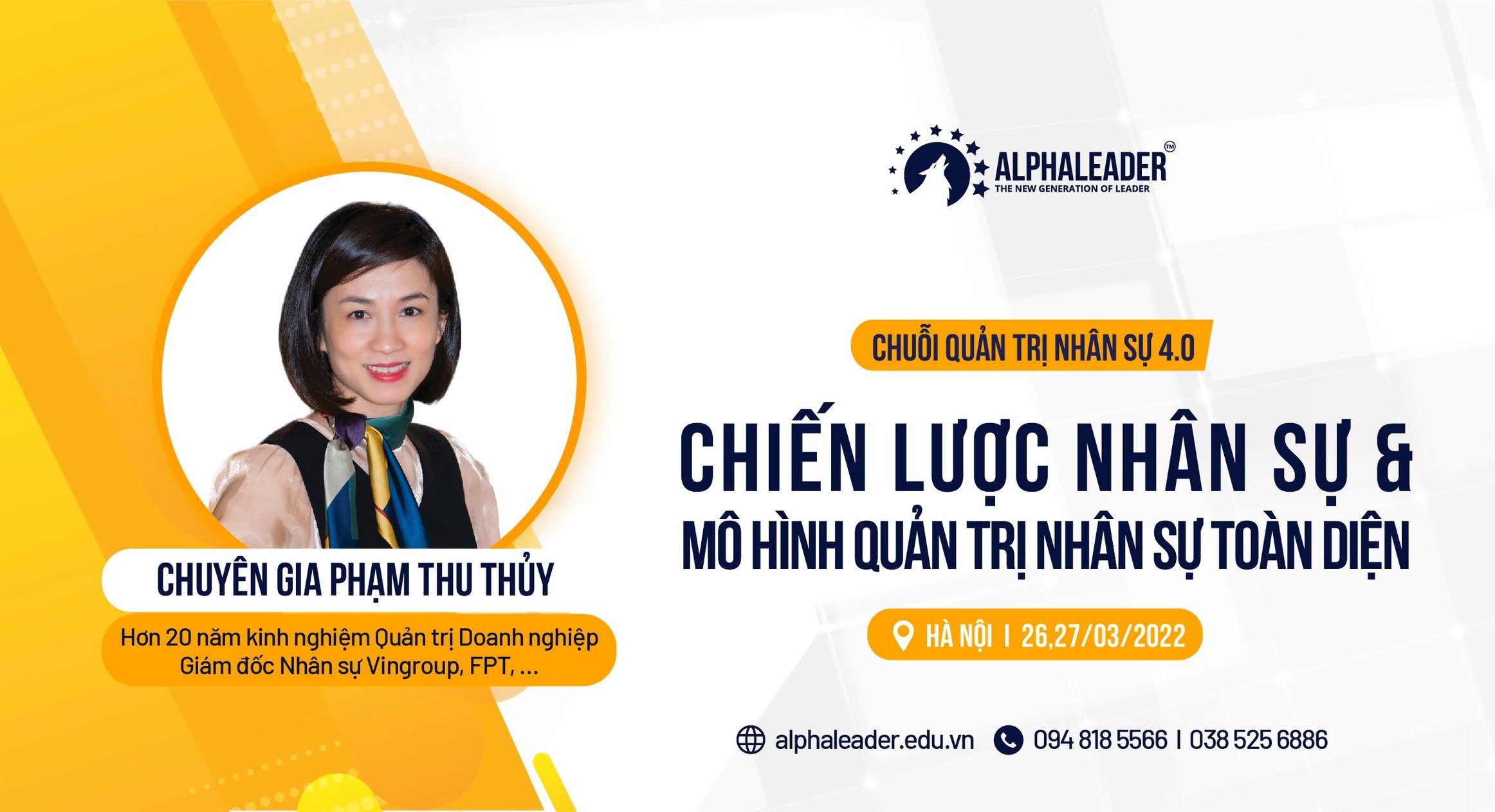 Khóa học  Chiến lược nhân sự và Mô hình Quản trị nhân sự toàn diện