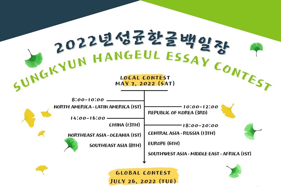 Cuộc thi Sungkyun Hangeul Essay Contest 2022 