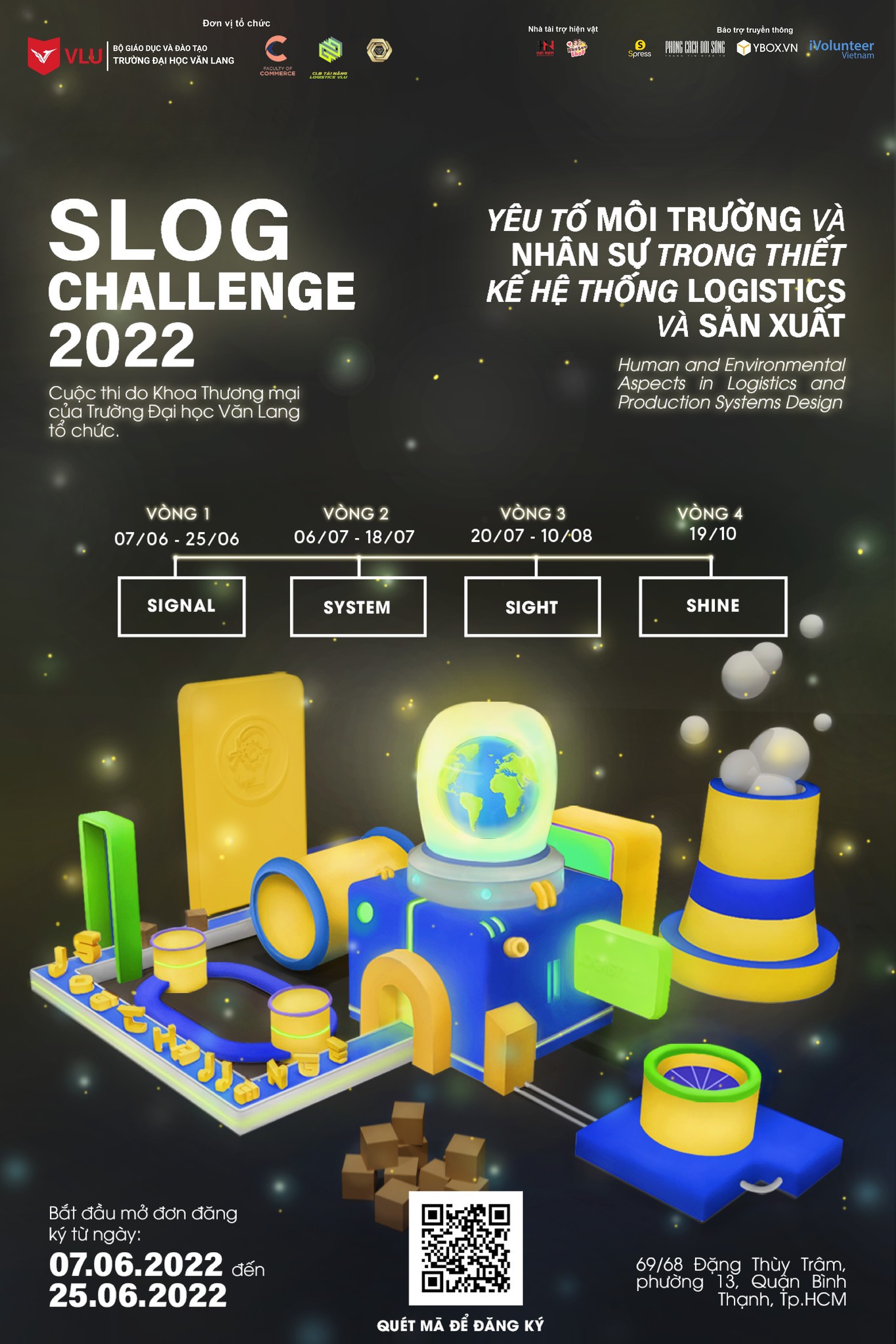 SLOG CHALLENGE 2022 - Cuộc thi học thuật Logistics và quản lý chuỗi cung ứng dành cho sinh viên với tổng giá trị giải thưởng lên đến 80 triệu đồng