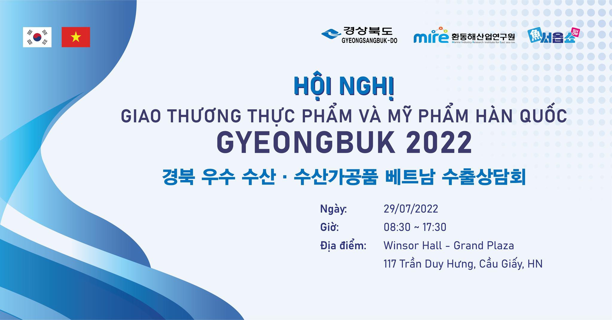 Hội nghị Giao thương Thực phẩm và Mỹ phẩm Gyeongbuk 2022