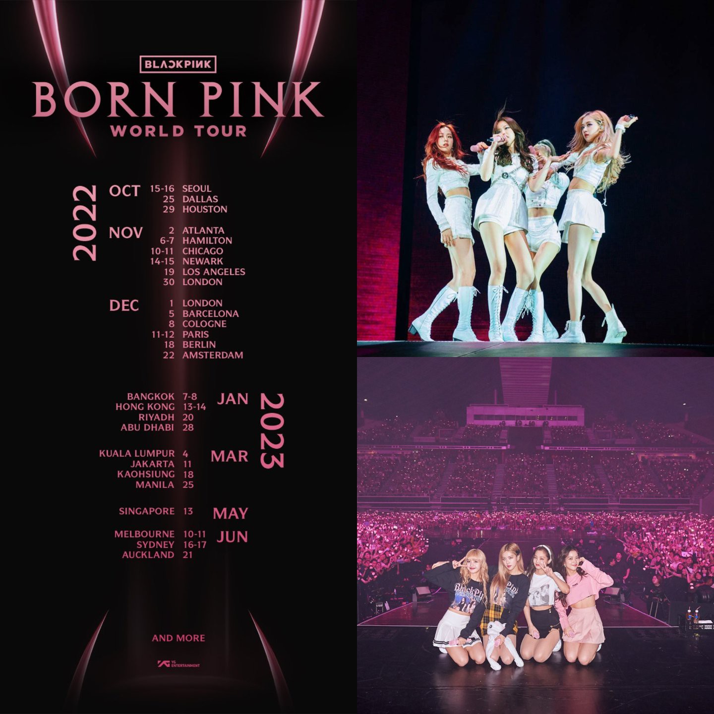 Sau khi comeback với full album BORN PINK - BLACKPINK sẽ tổ chức tour diễn thế giới với quy mô chưa từng có đối với một nhóm nhạc nữ Kpop