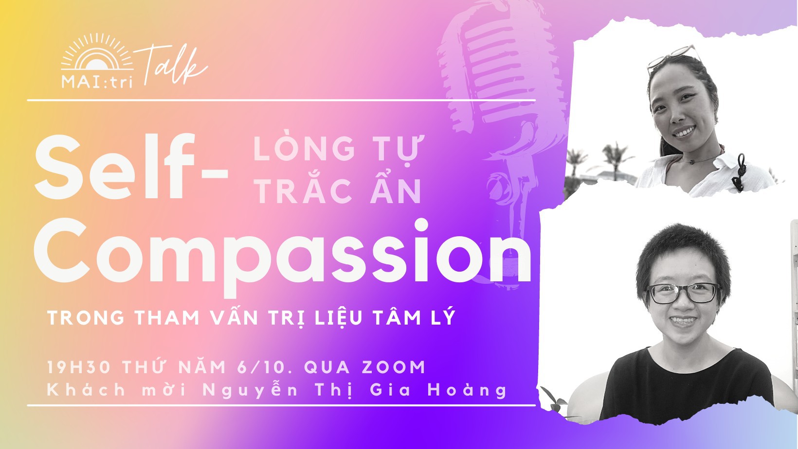 LIVE Talk - Lòng Tự Trắc Ẩn Trong Tham Vấn Trị Liệu Tâm Lý - cùng Nguyễn Thị Gia Hoàng