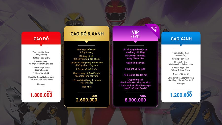 Fan Việt rần rần vì sự kiện gặp gỡ và giao lưu với Gao Đỏ - Gao Xanh của series phim Siêu Nhân Gao tại Vietnam Toy Show