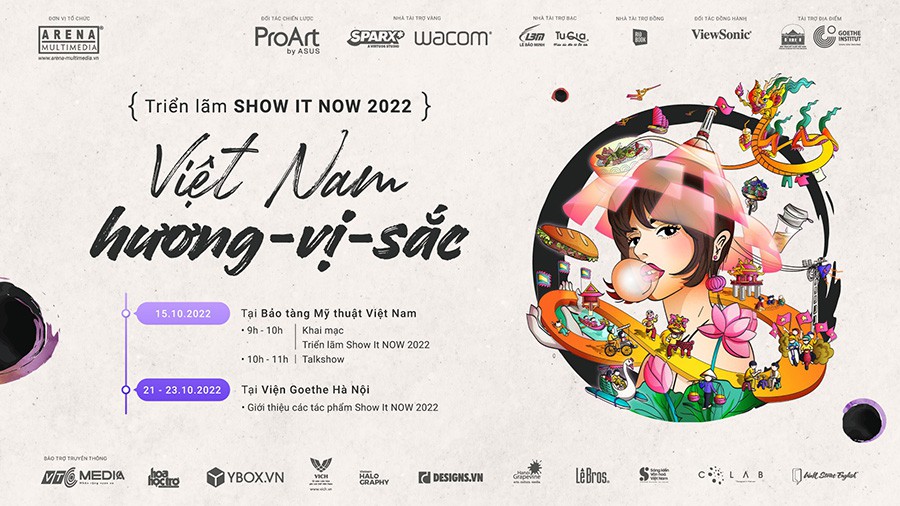 Triển lãm cuộc thi Show It NOW 2022 "Việt Nam: Hương - Vị - Sắc"