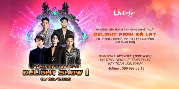 Delight Show 1 với dàn line-up đầy ấn tượng