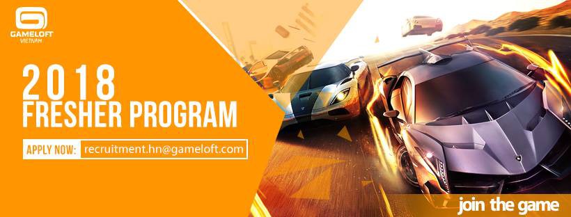 Gameloft Fresher Program 2018 - Chương trình đào tạo và tuyển dụng lớn nhất trong năm của Gameloft Việt Nam