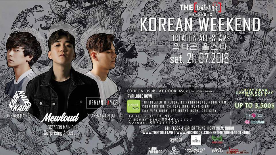 Sôi động cùng bữa tiệc âm nhạc Korean Weekend: OCTAGON ALL-STARS