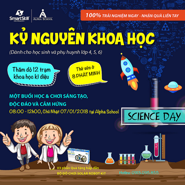 Ngày hội Science Day - Kỷ nguyên khoa học