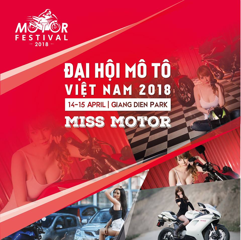 dàn Hotgirl góp mặt trong cuộc thi MISS MOTOR 2018