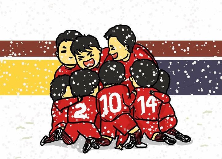 Tổng hợp những hình ảnh chibi cực kute của U23 Việt Nam